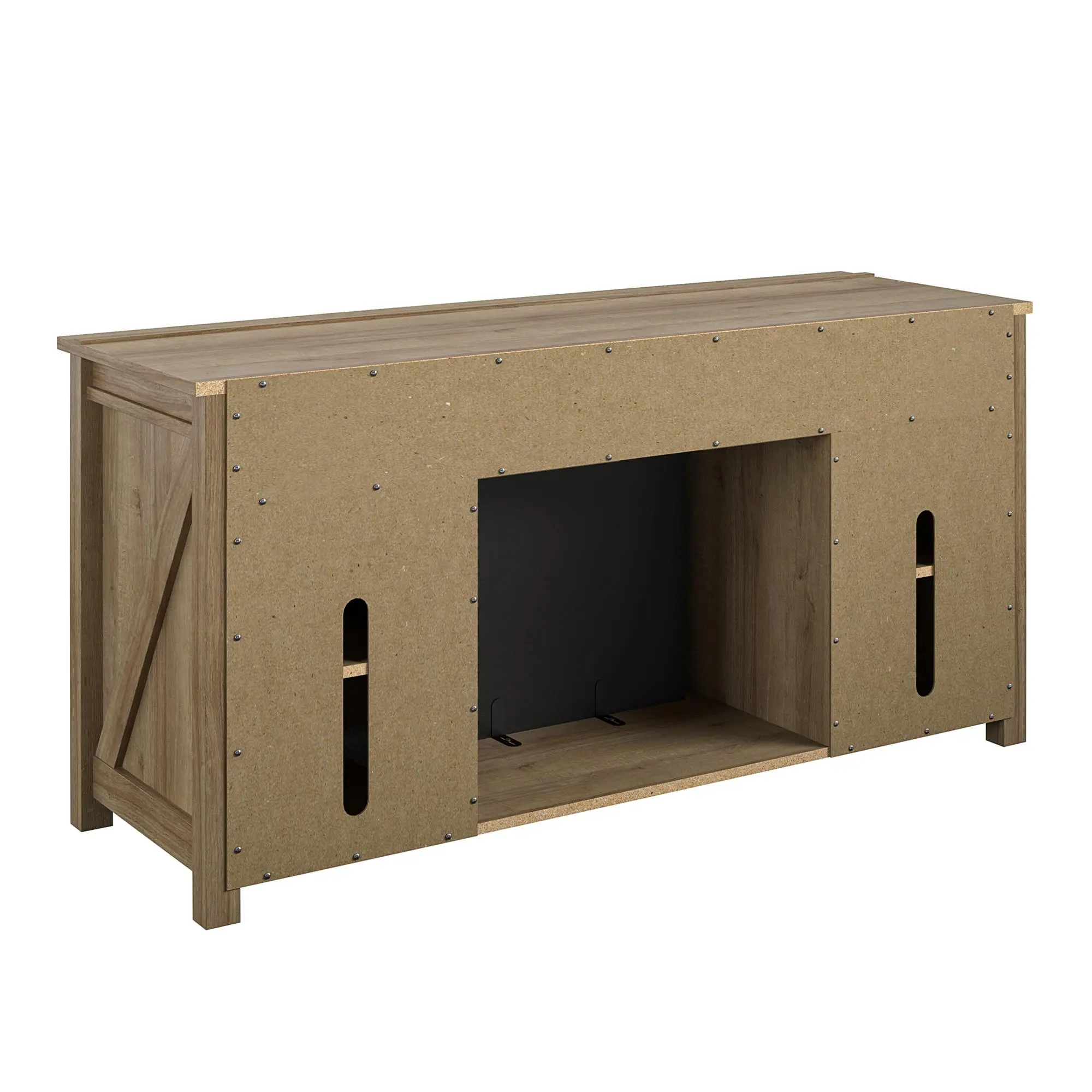 Farmington Light Brown 60  Electric Fireplace TV Console-7
