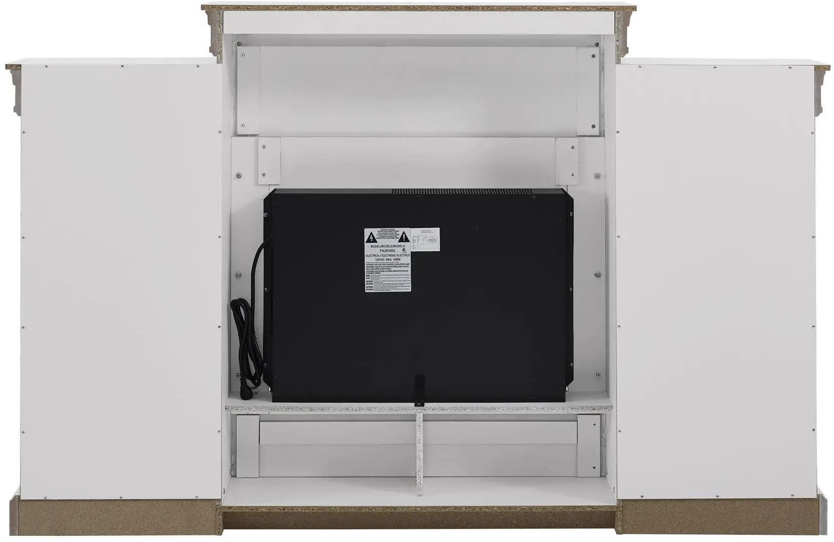 Lamont Transitional White Mantel Fireplace-5