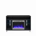 Lumina Black Oak Fireplace TV Stand