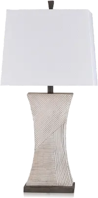 Joes White and Finn 34 Inch Table Lamp