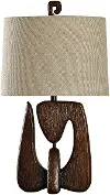 29.5  Faux Wood Table Lamp