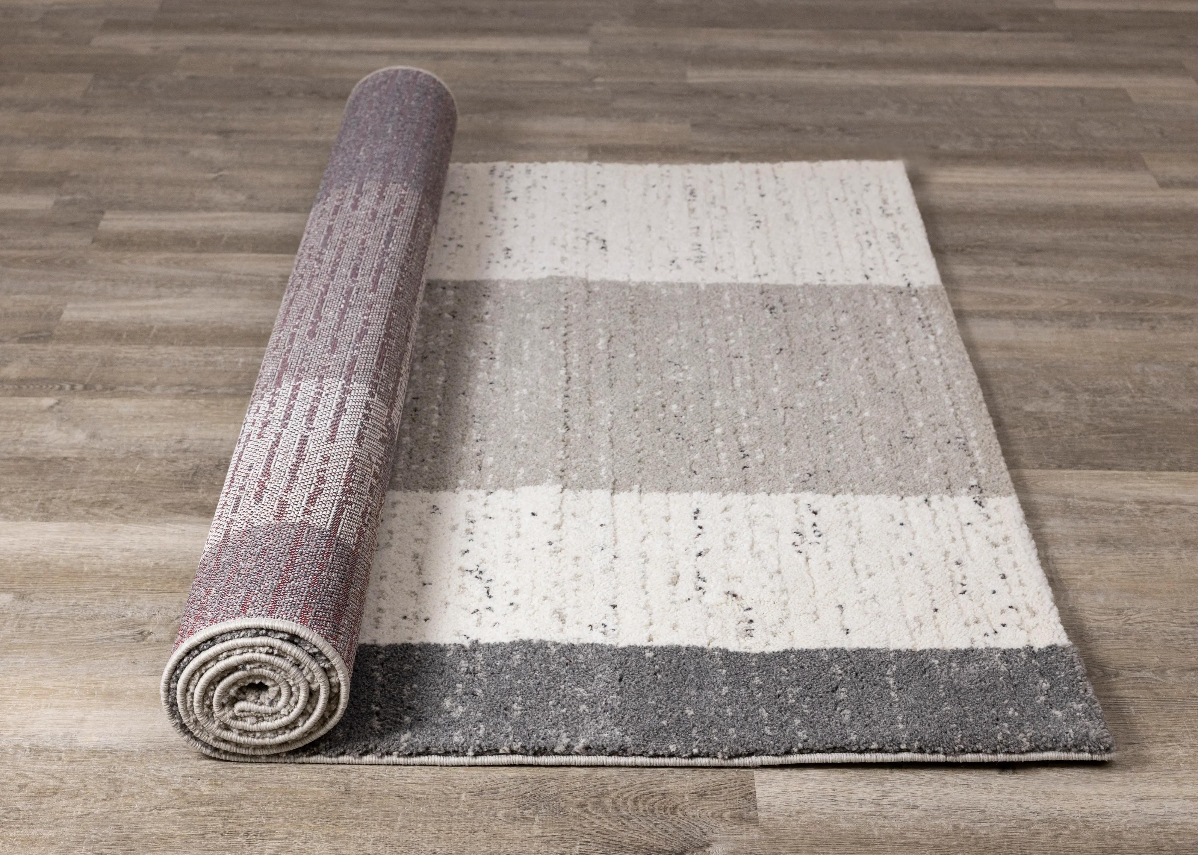 Ravine 8 x 11 Gray Rectangles Area Rug-6