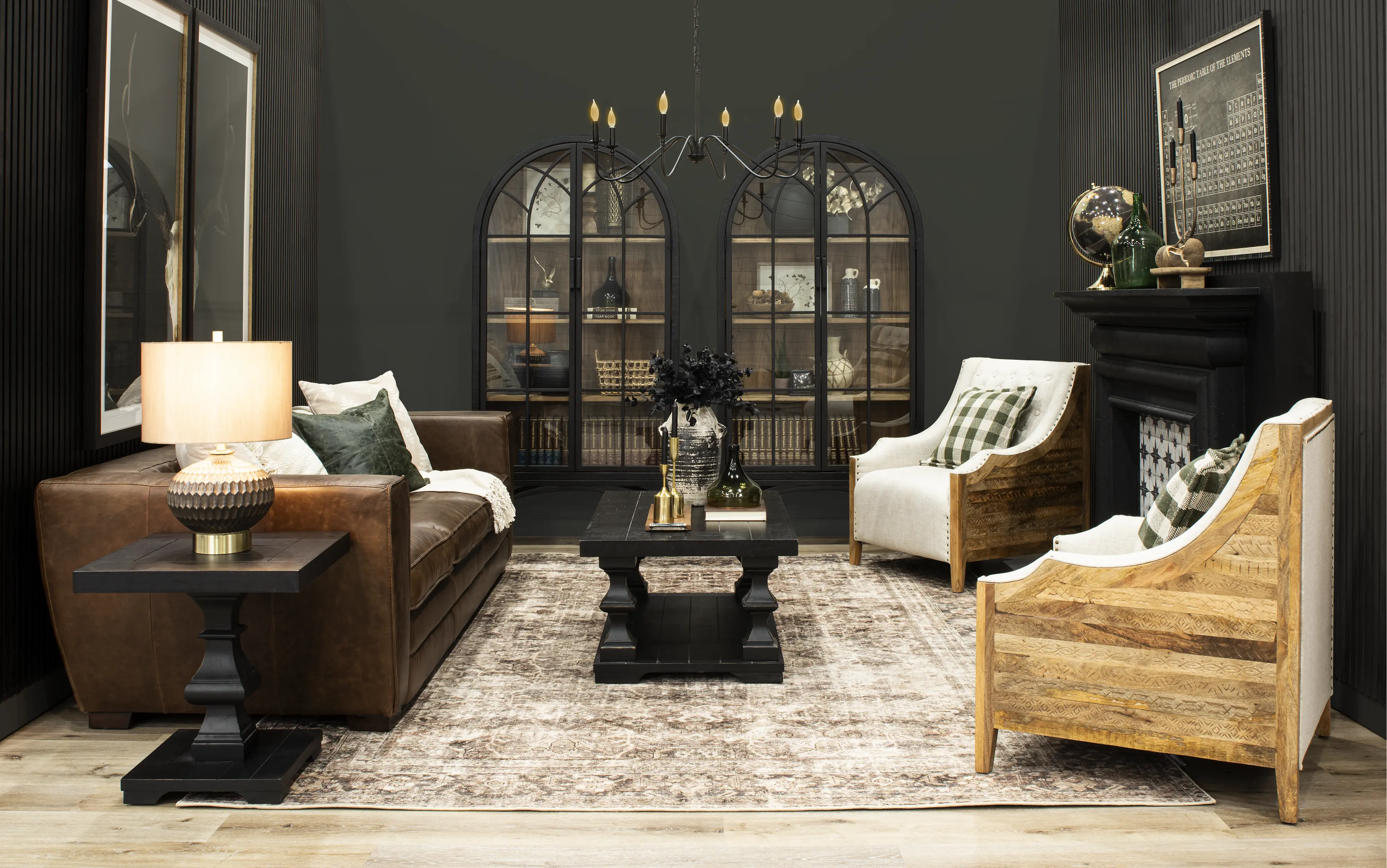 Bistro Brown Leather Sofa-11