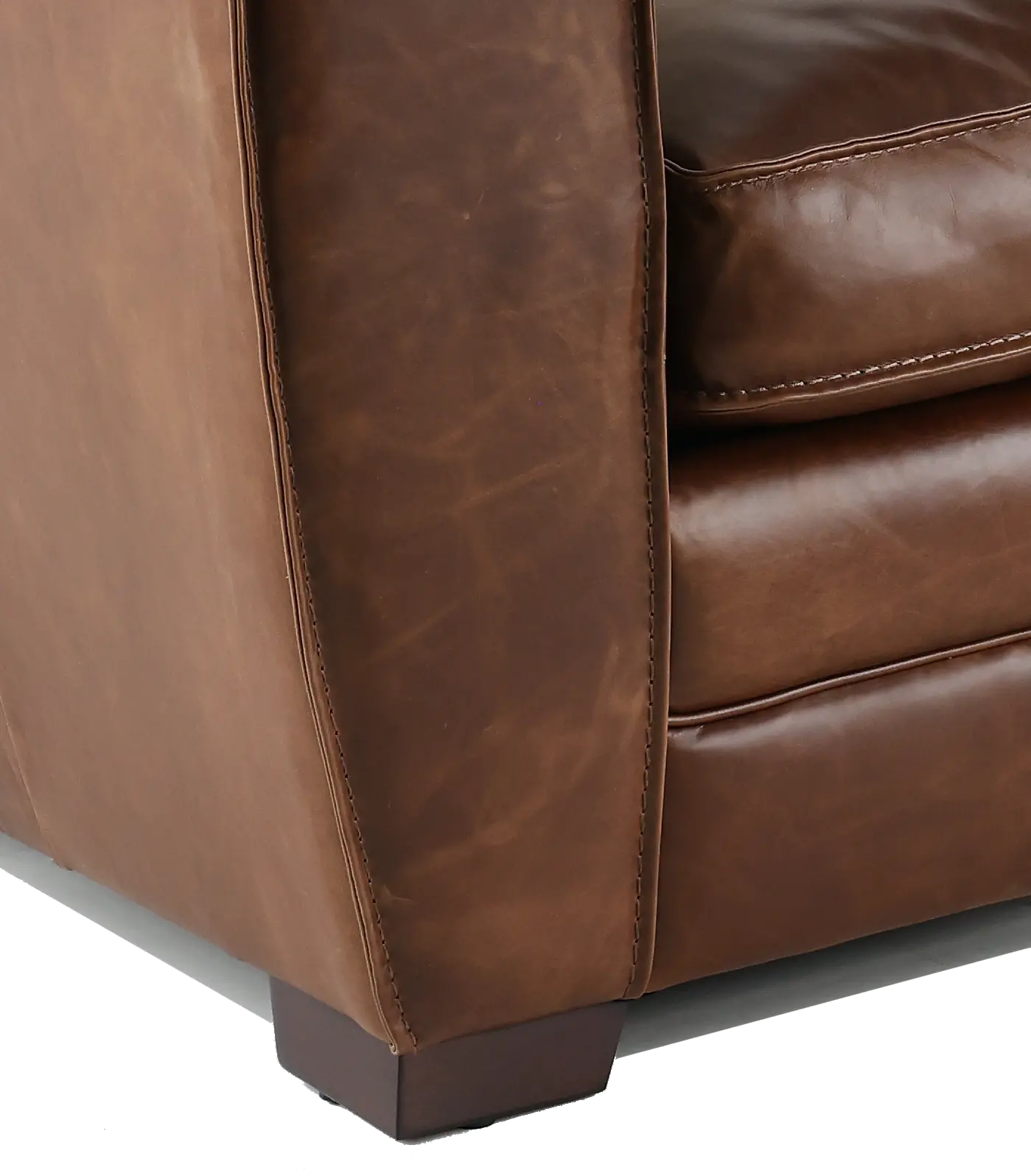 Bistro Brown Leather Sofa-6