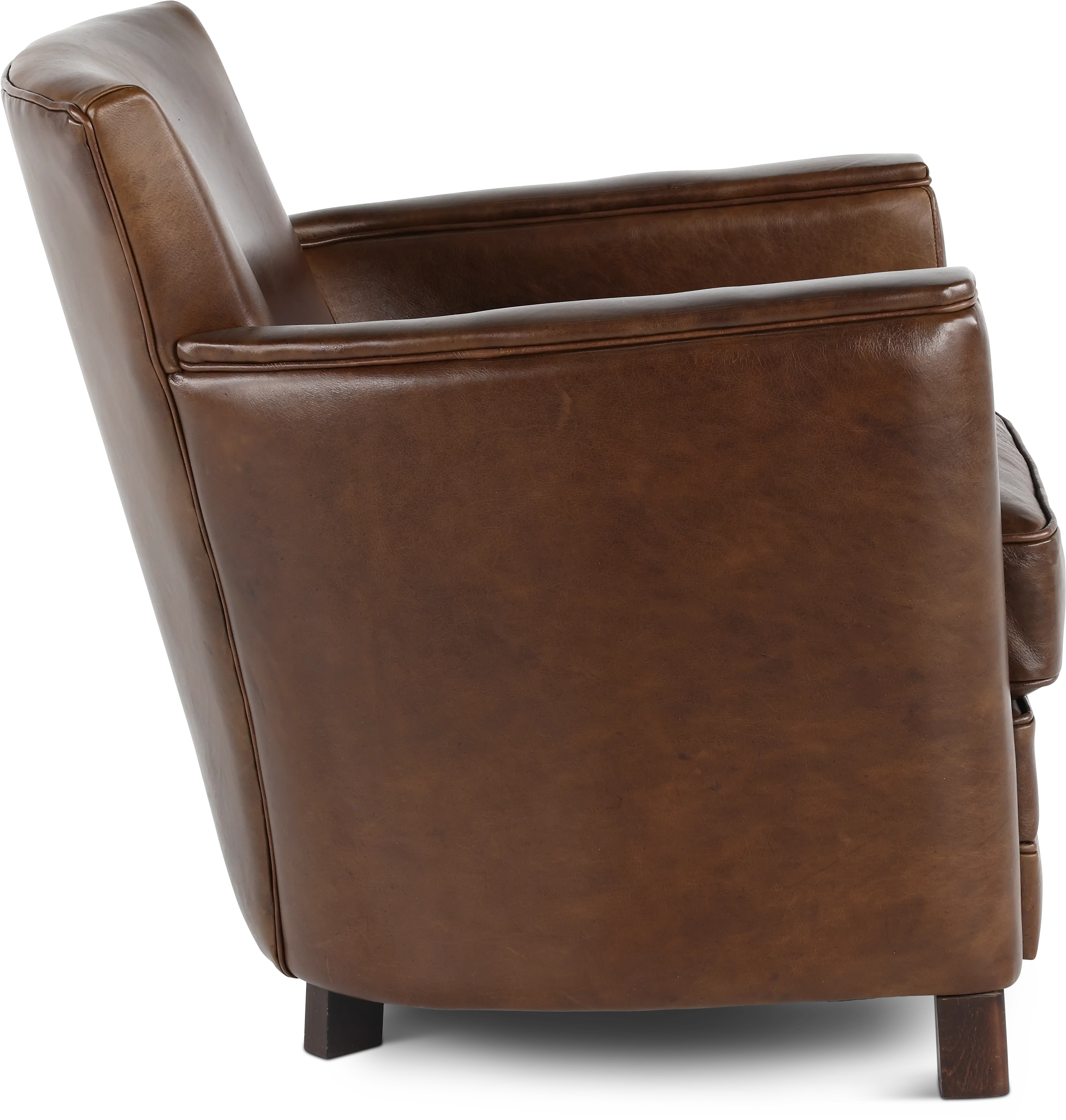 Utah Brown Leather Chair-6