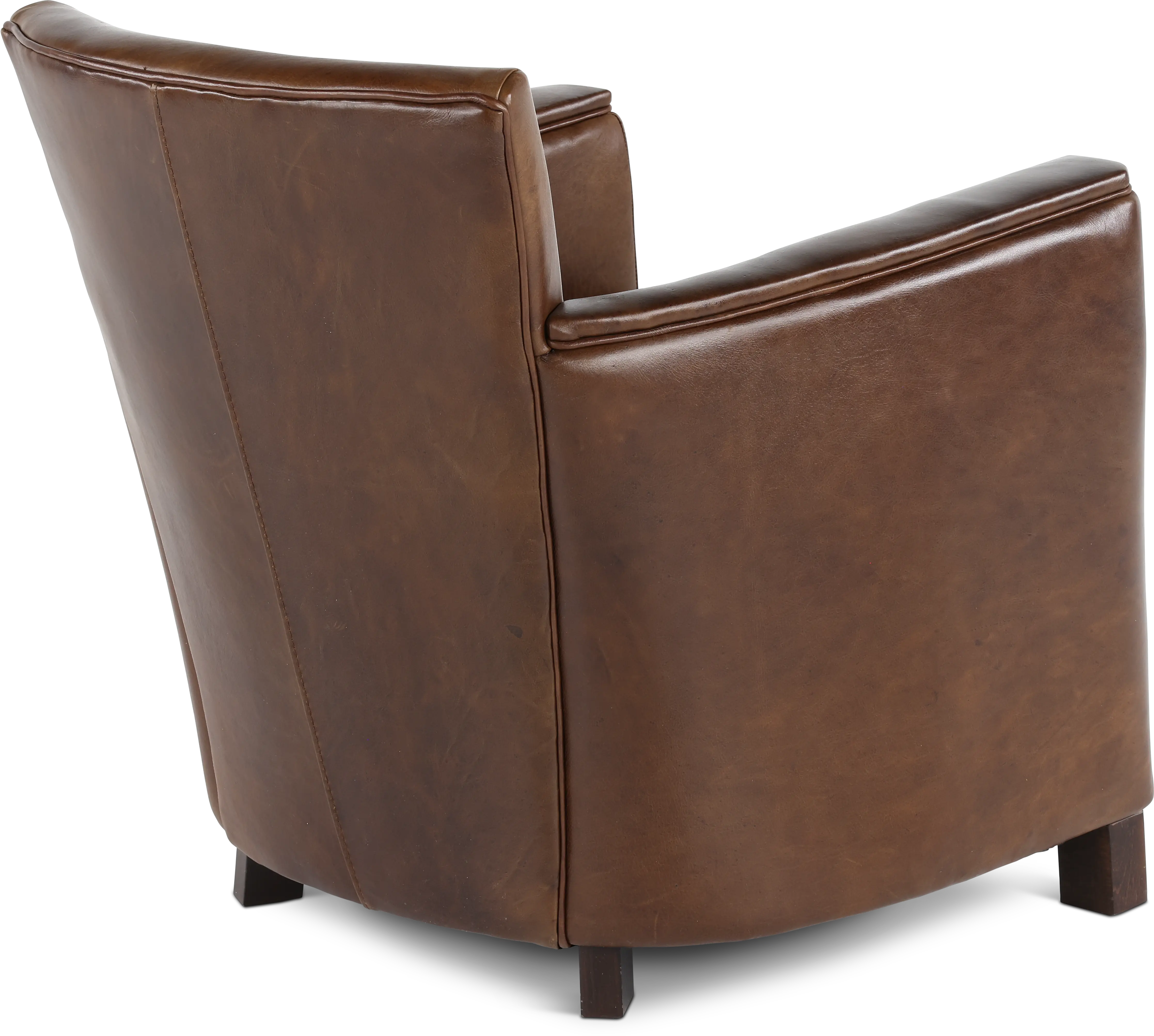 Utah Brown Leather Chair-7