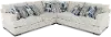 Piccolo White 3 Piece Sectional