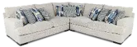 Piccolo White 3-Piece Sectional