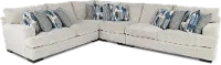 Piccolo White 4 Piece Sectional