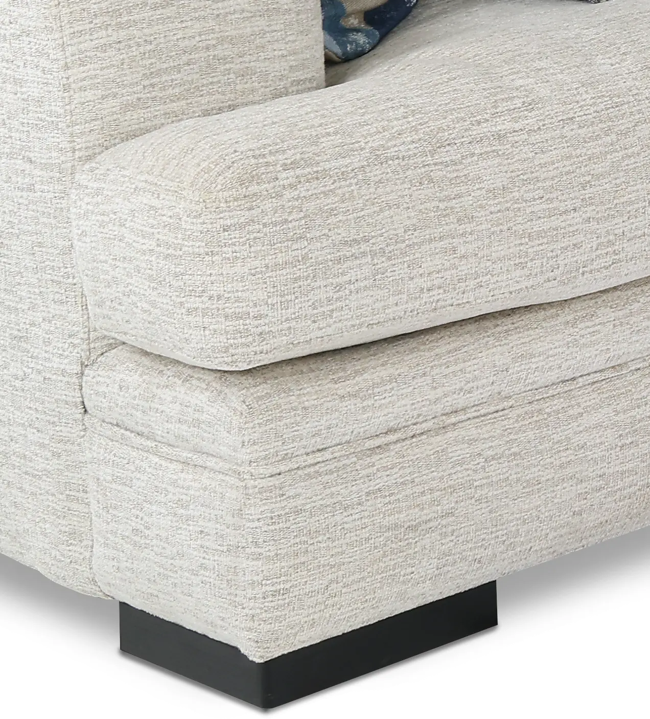 Piccolo White 4 Piece Sectional-4
