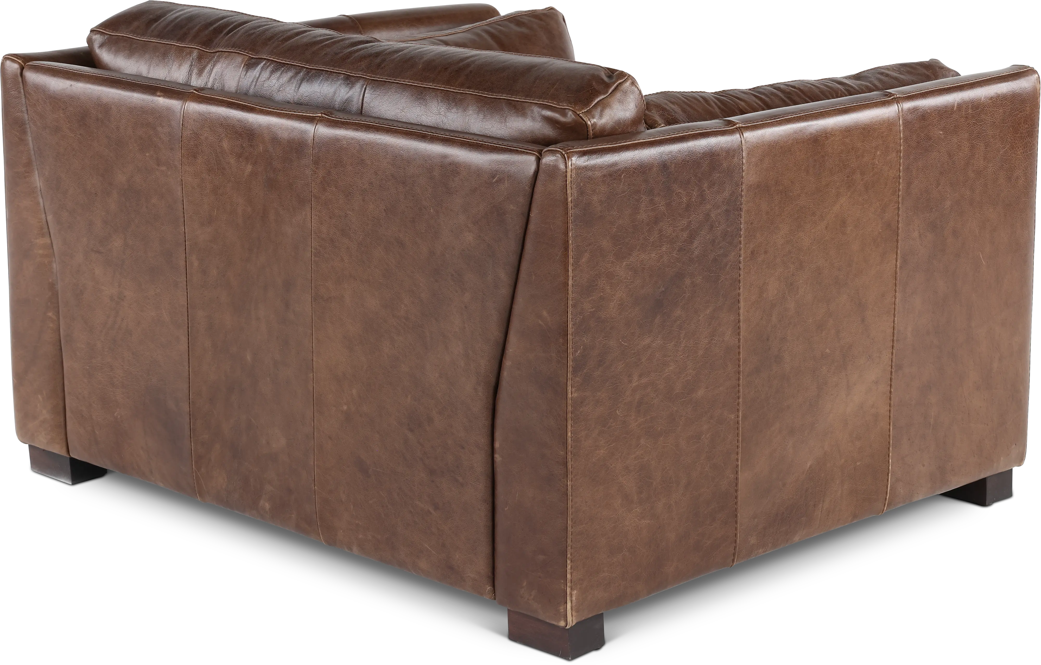 Utah Brown Leather Maxi Chair-7