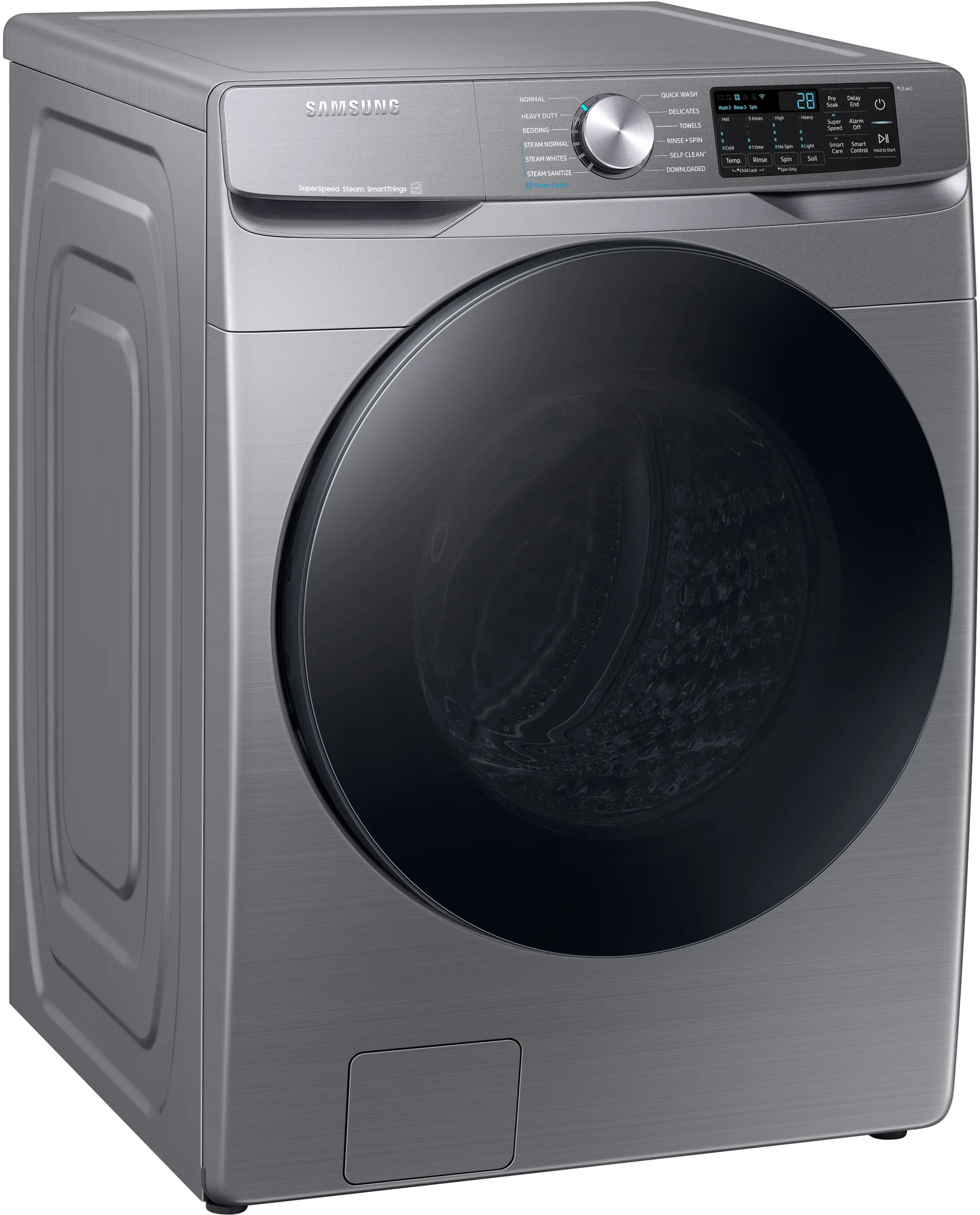 WF45B6300AP Samsung 4.5 cu ft Front Load Washer - Platinum, 45B6300-7