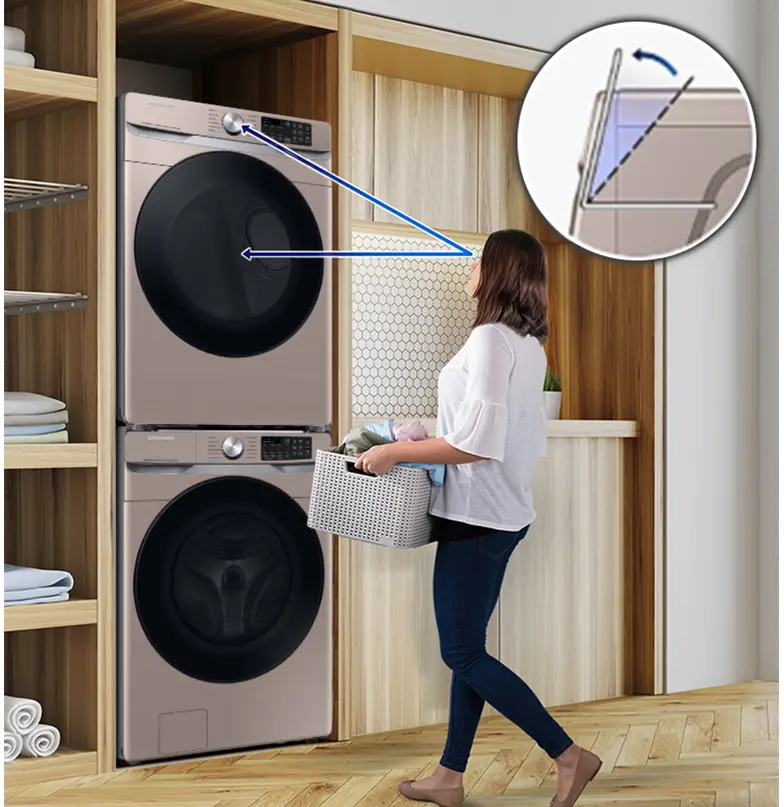 WF45B6300AC Samsung 4.5 cu ft Front Load Washer - Champagne, 45B6300-13