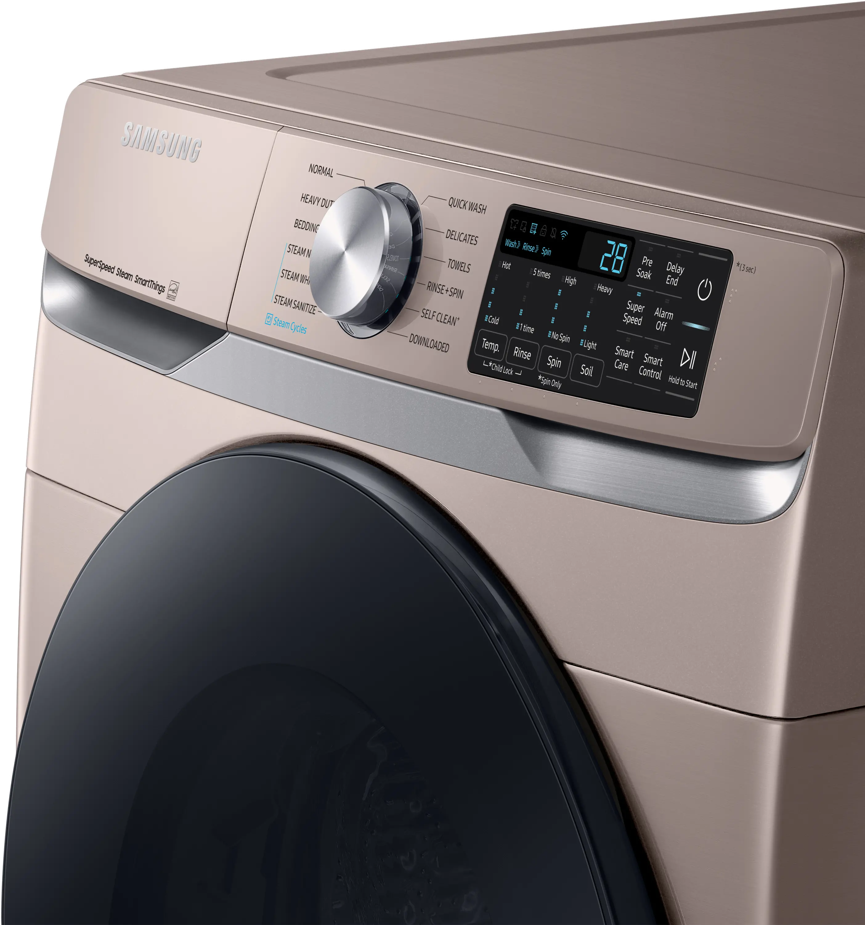 WF45B6300AC Samsung 4.5 cu ft Front Load Washer - Champagne, 45B6300-2