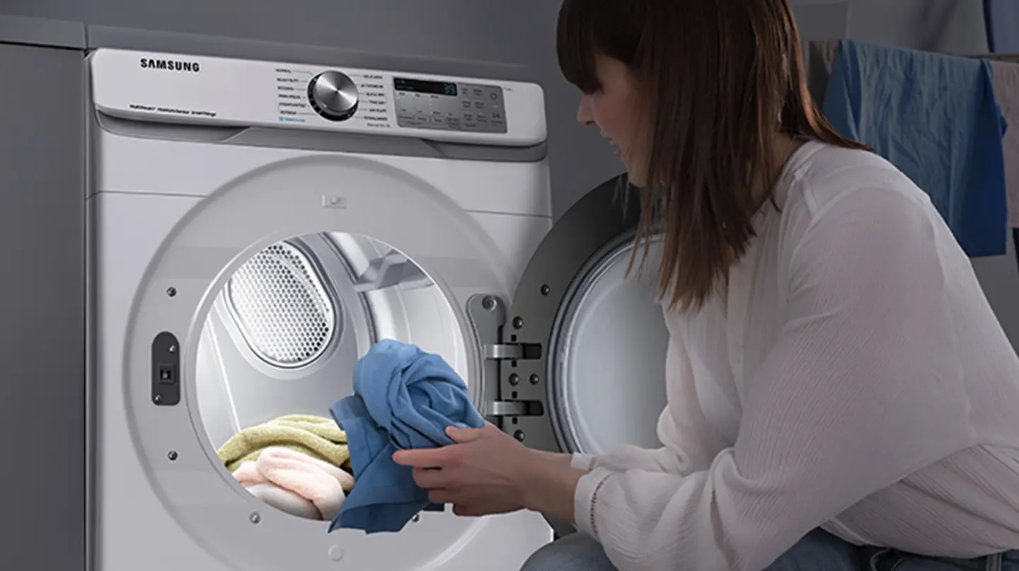 DVE45B6300W Samsung 7.5 cu ft Electric Dryer - White, 45B6300-11