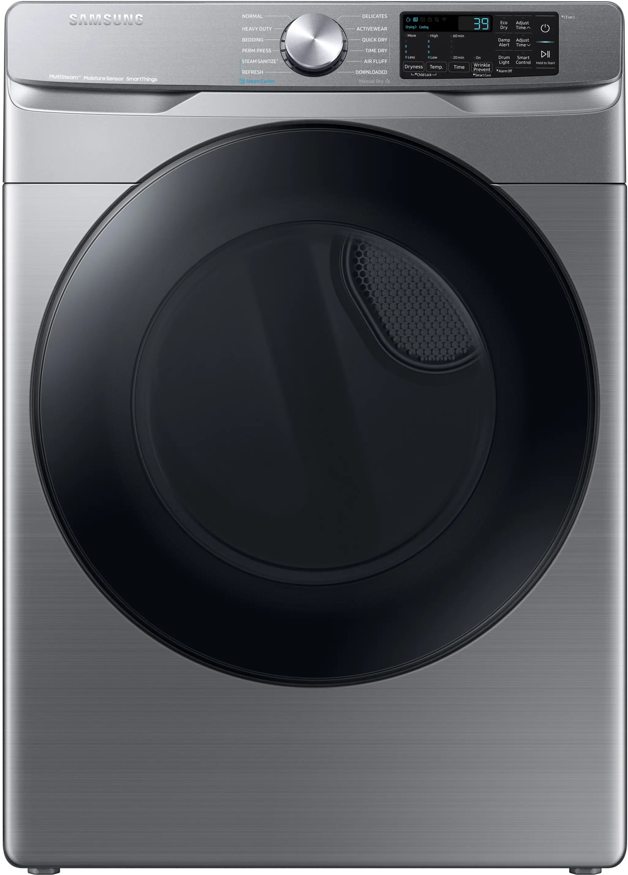 DVE45B6300P Samsung 7.5 cu ft Electric Dryer - Platinum, 45B6300-1