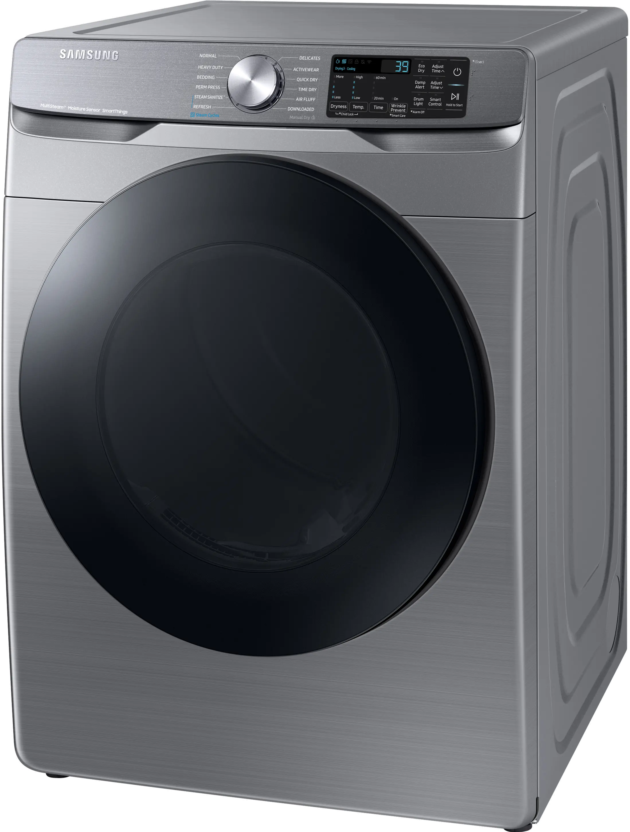DVE45B6300P Samsung 7.5 cu ft Electric Dryer - Platinum, 45B6300-5