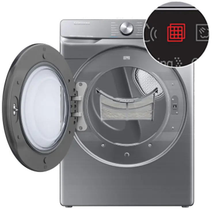 DVE45B6300P Samsung 7.5 cu ft Electric Dryer - Platinum, 45B6300-7