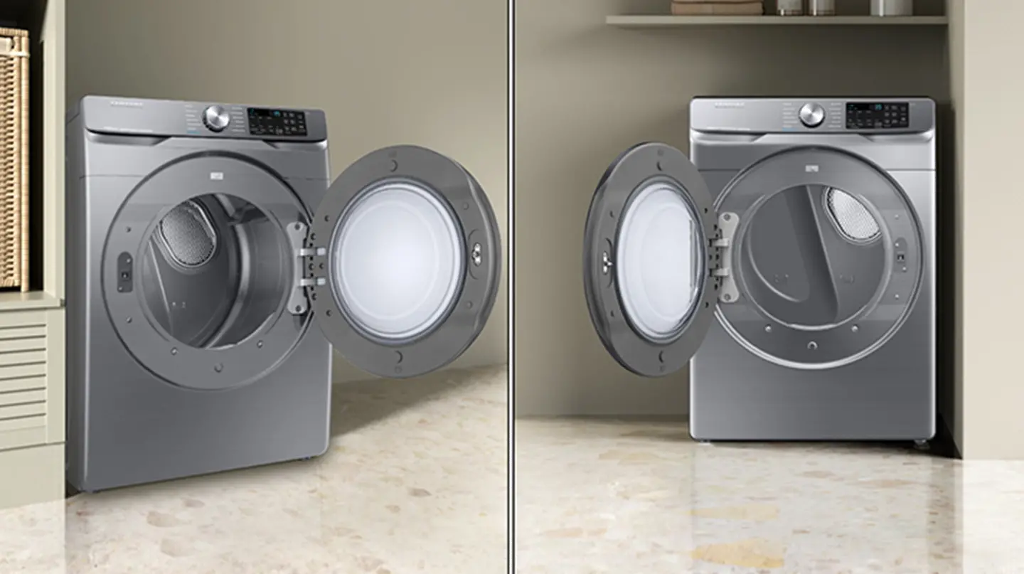 DVE45B6300P Samsung 7.5 cu ft Electric Dryer - Platinum, 45B6300-8
