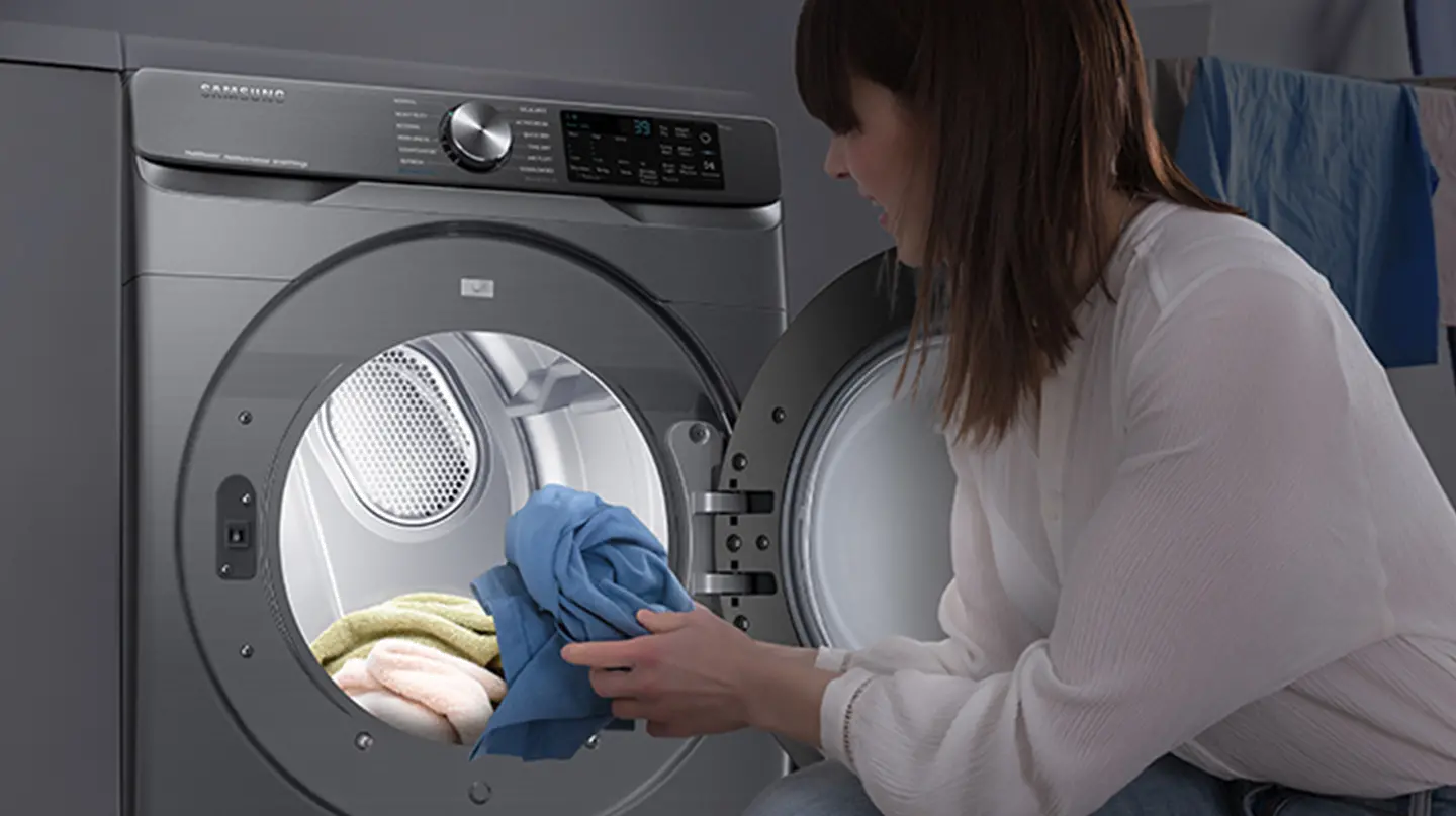 DVE45B6300P Samsung 7.5 cu ft Electric Dryer - Platinum, 45B6300-9