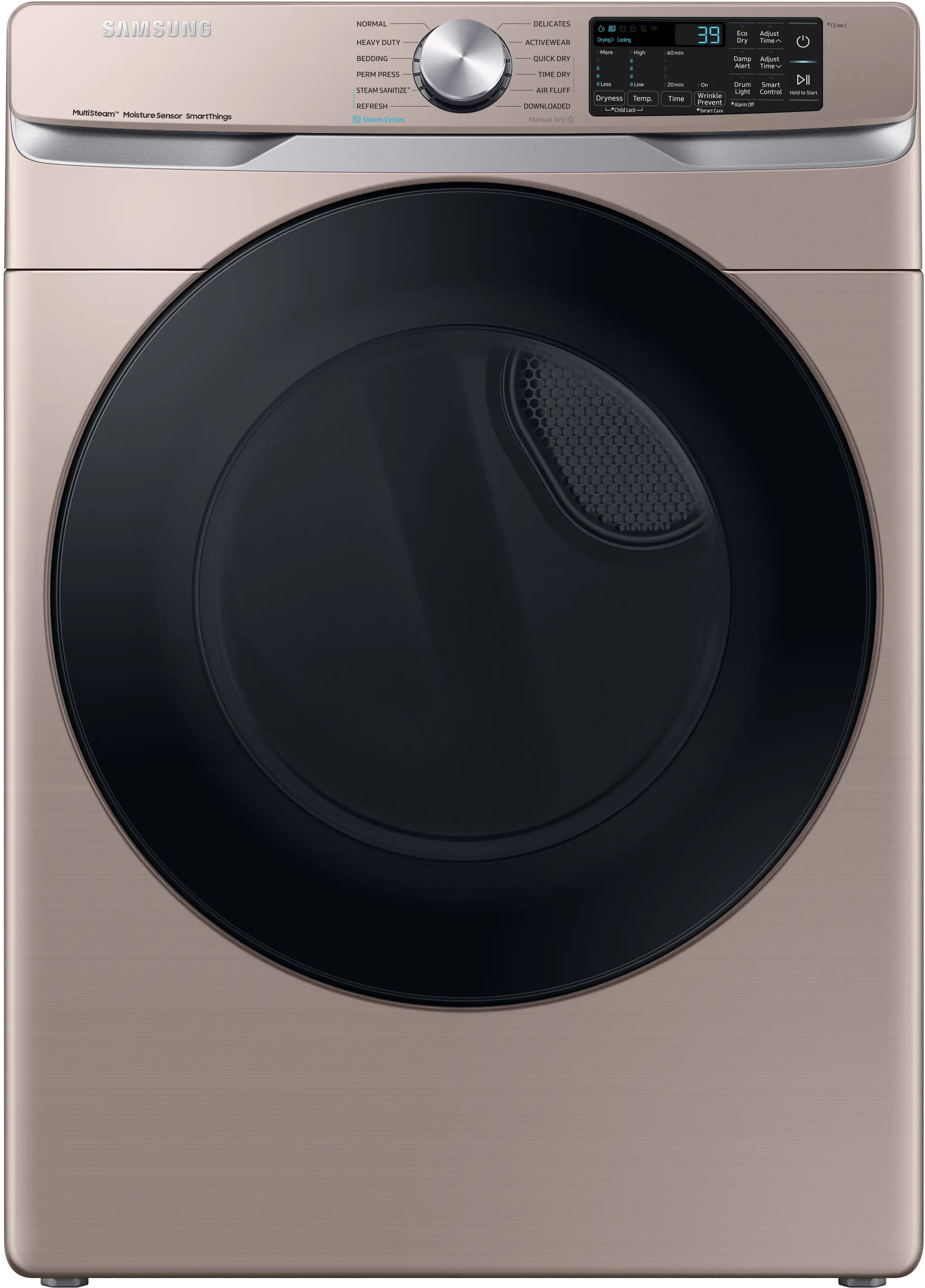 DVE45B6300C Samsung 7.5 cu ft Electric Dryer - Champagne, 45B6300-1