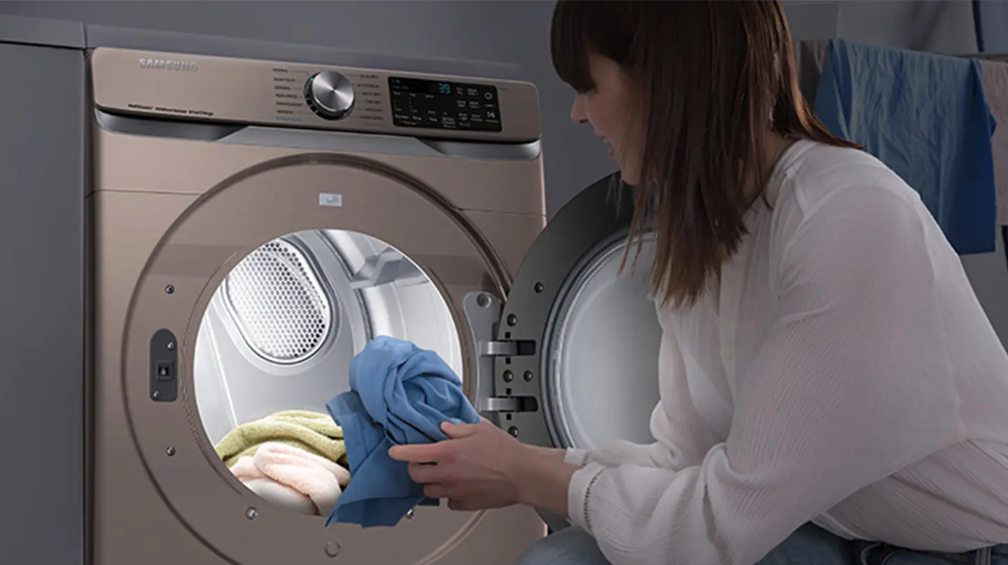 DVE45B6300C Samsung 7.5 cu ft Electric Dryer - Champagne, 45B6300-10