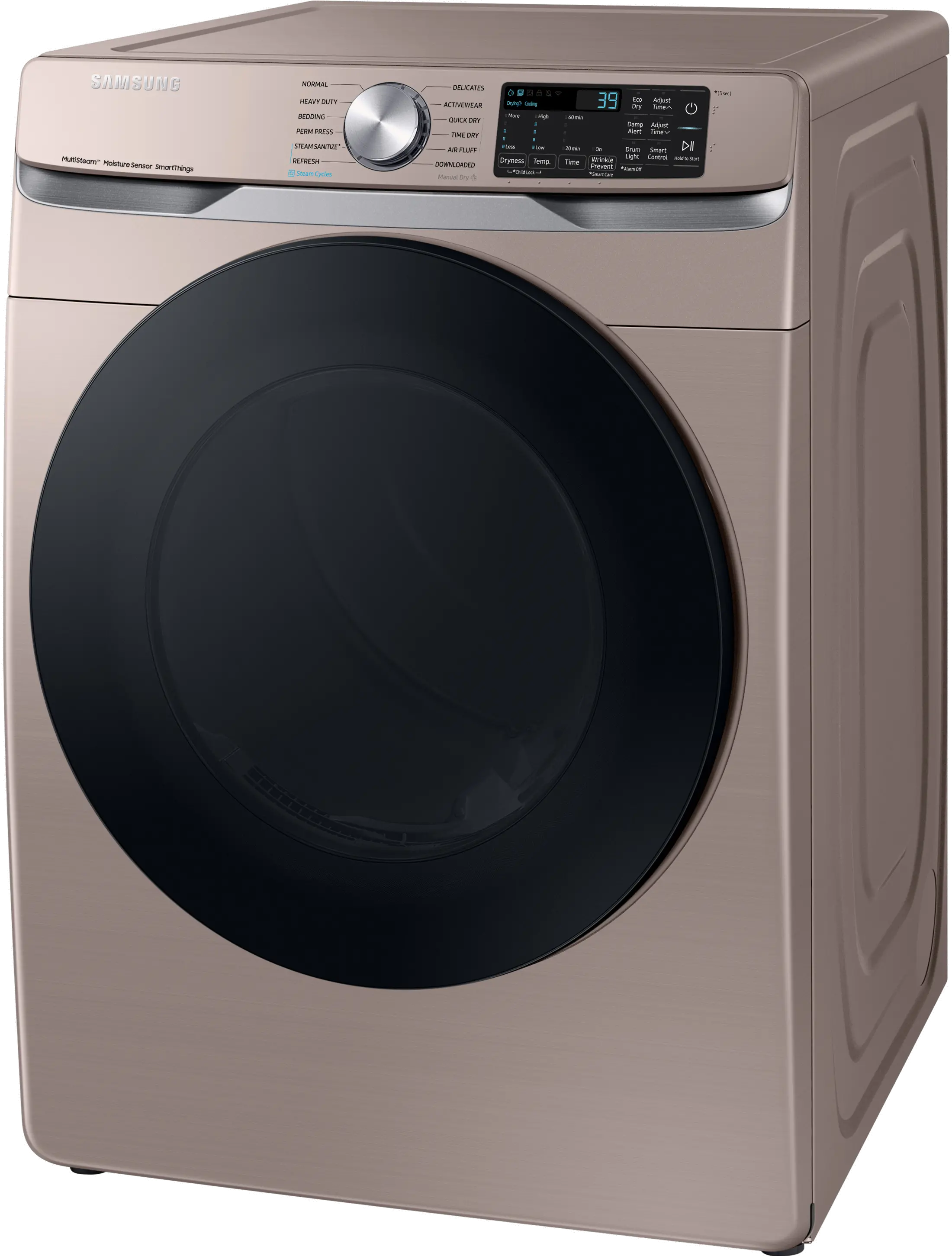 DVE45B6300C Samsung 7.5 cu ft Electric Dryer - Champagne, 45B6300-3