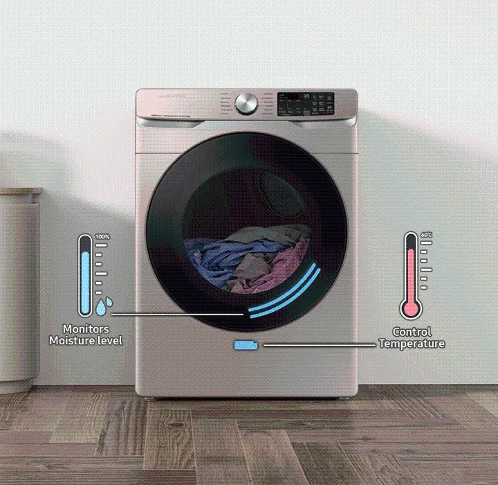 DVE45B6300C Samsung 7.5 cu ft Electric Dryer - Champagne, 45B6300-7