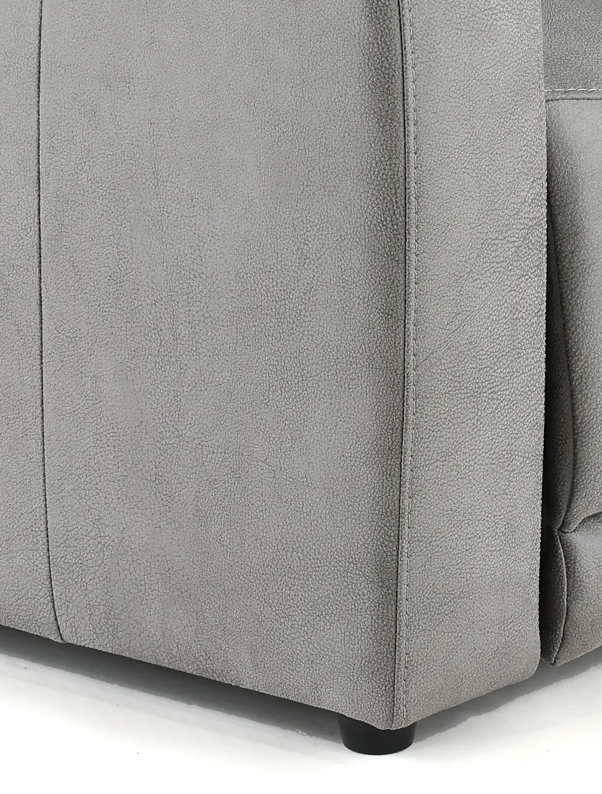 Macke Light Gray Power Recliner with Power Headrest-9