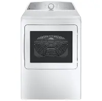 PTD60EBSRWS GE Profile Electric Dryer - 7.4 cu ft White PTD60BSR
