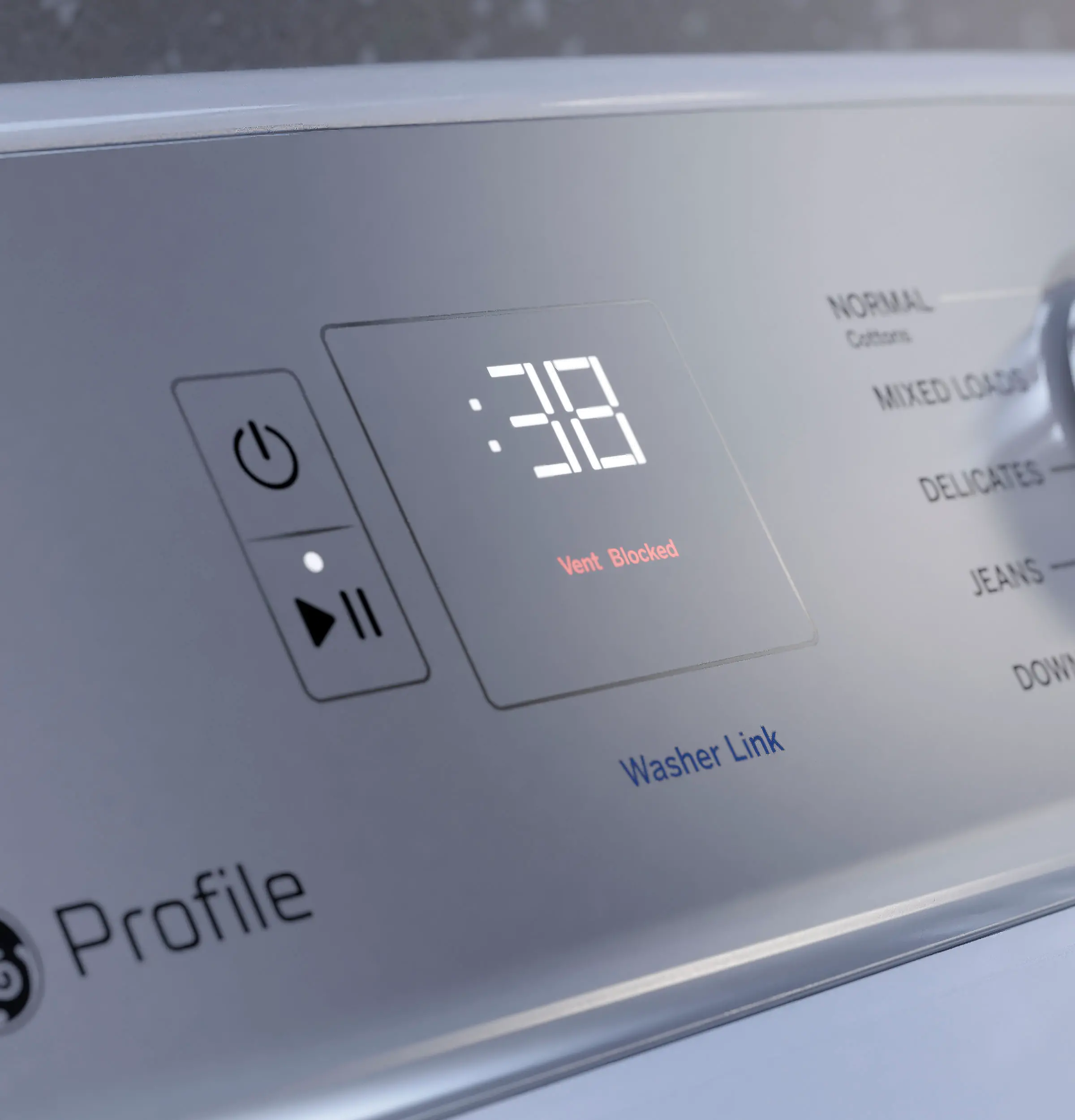 PTD60EBSRWS GE Profile Electric Dryer - 7.4 cu ft White PTD60BSR-7
