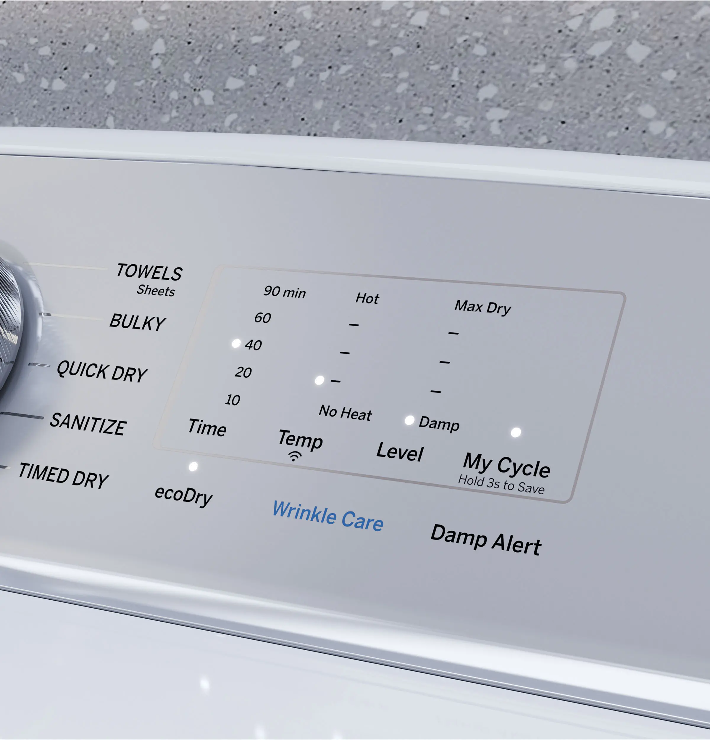 PTD60GBSRWS GE Profile Gas Dryer - 7.4 cu ft White PTD60BSR-8