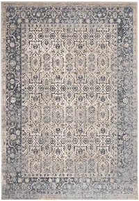 MAI04IVBLU-5X8 Malta 5 x 8 Vintage Blue Area Rug