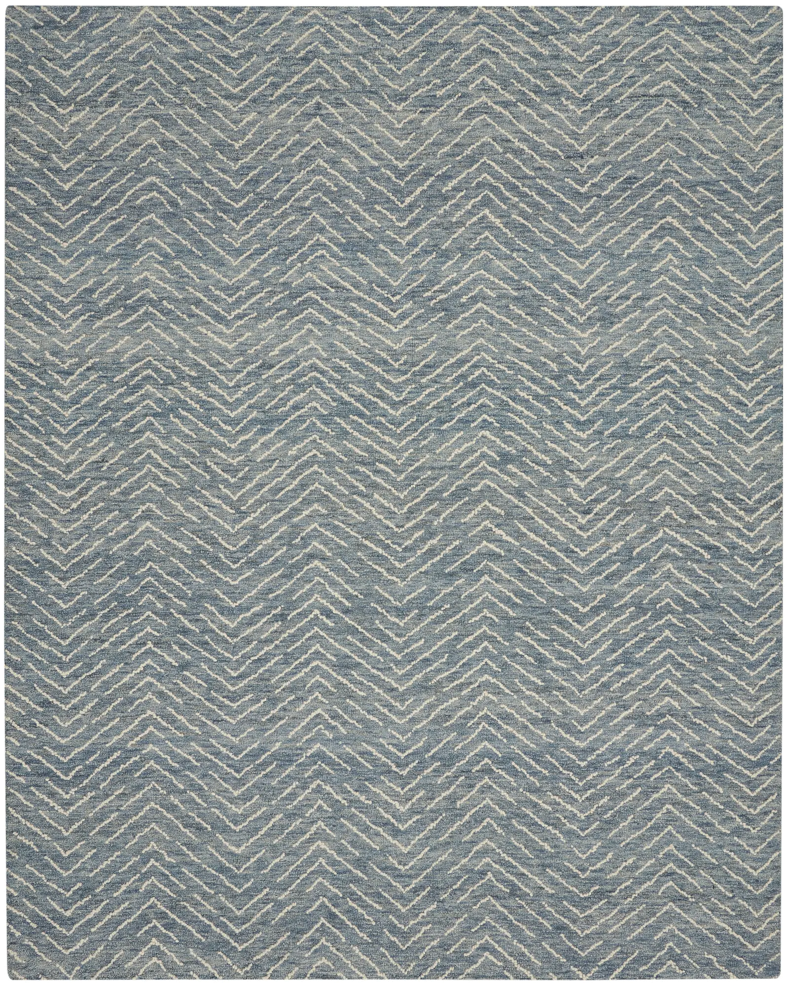 Colorado 5 x 7 Indigo and Ivory Area Rug-1