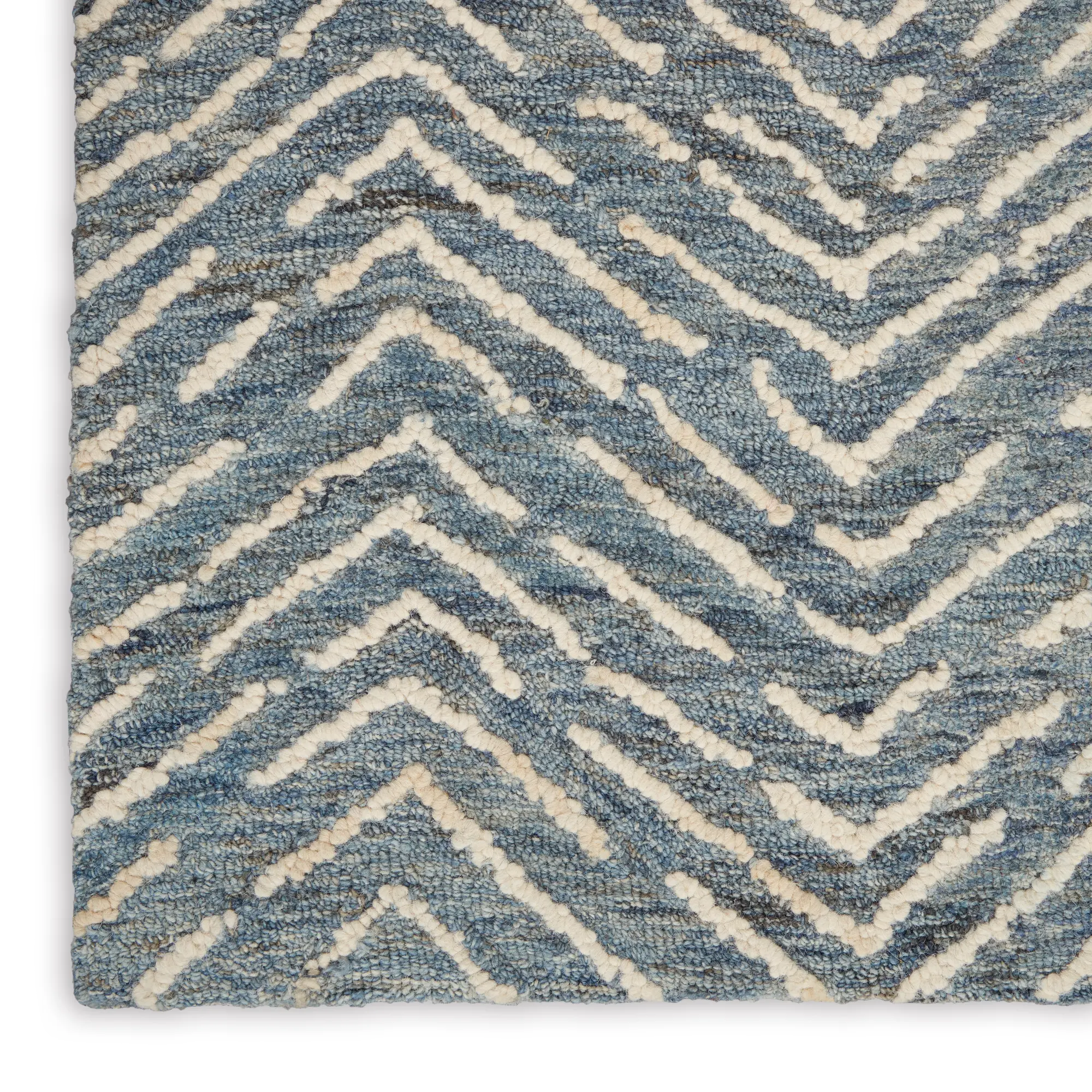 Colorado 5 x 7 Indigo and Ivory Area Rug-3