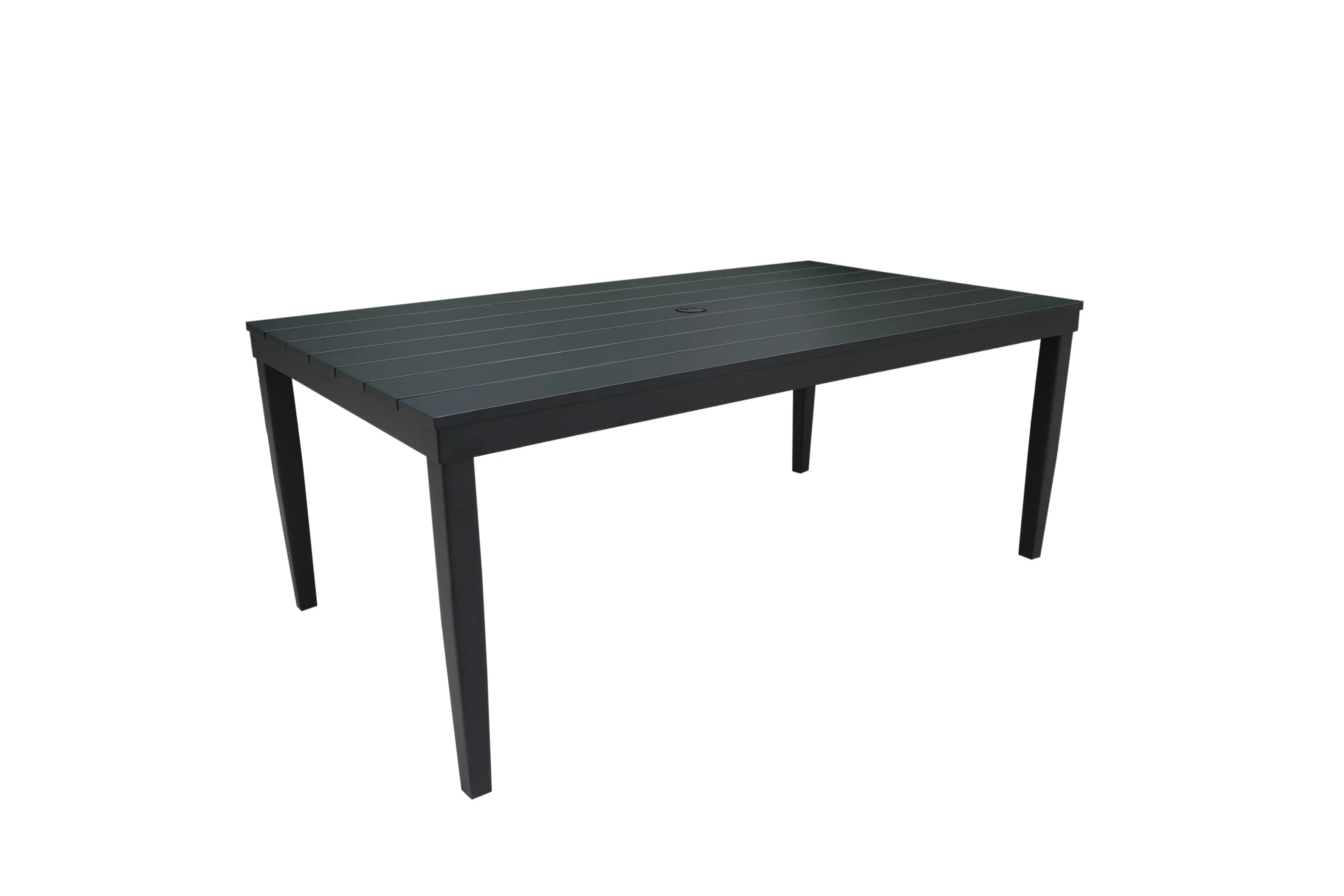 Claudine Black Patio Dining Table-1