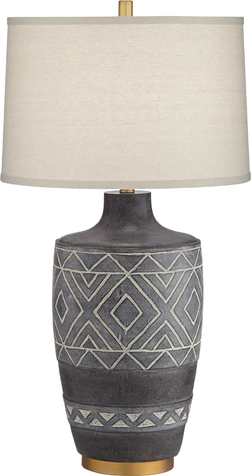Mesa 31.50 Inch Black Resin Table Lamp