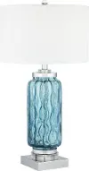 Waverly Sea Blue Table Lamp