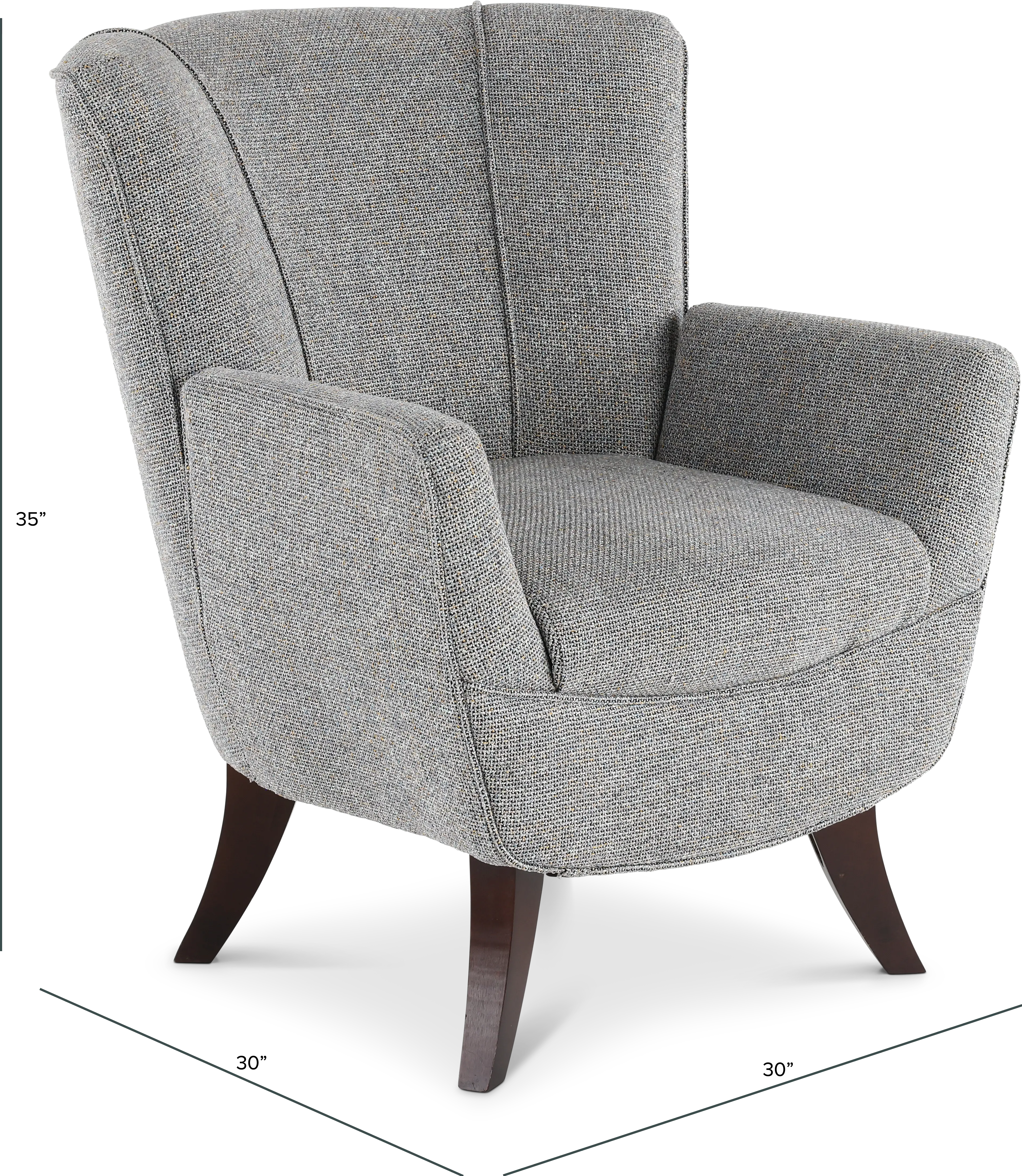 Bethany Steel Gray Accent Chair-3