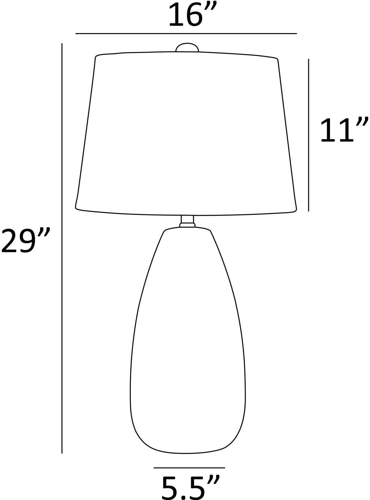 Rupali 29 Inch Ceramic Table Lamp-3