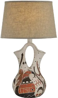 H6758UA/HYDROCAL-LMP 30 Inch Western Table Lamp
