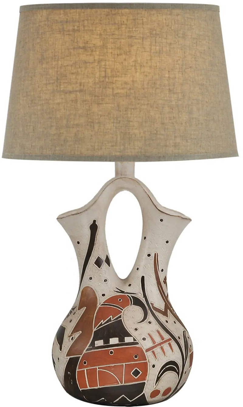 30 Inch Western Table Lamp