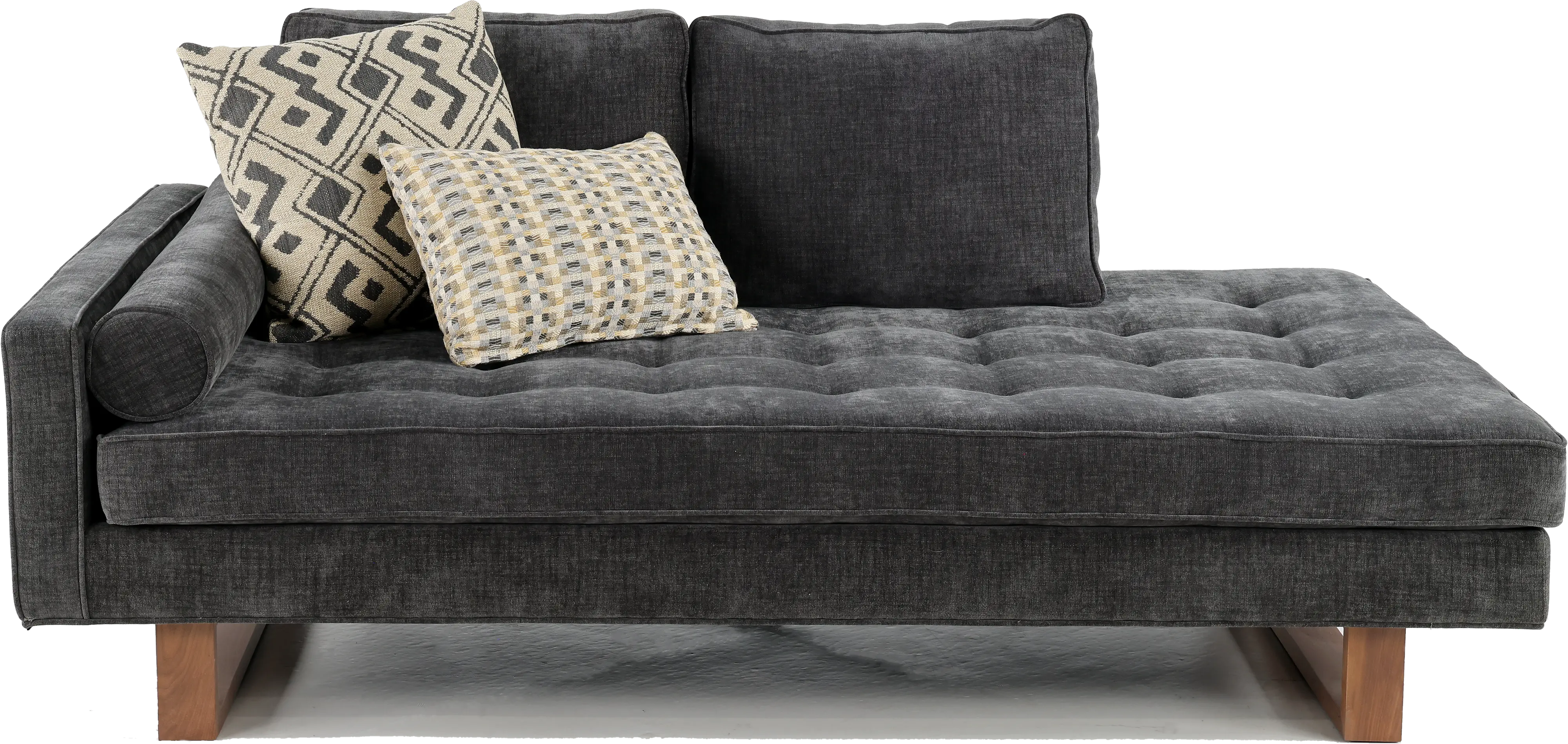 Storm Gray Chaise Sofa-1