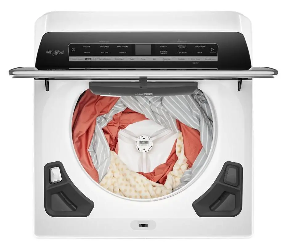 WTW8127LW Whirlpool 5.3 cu ft Top Load Washer with Removable Impeller - White W6605-3