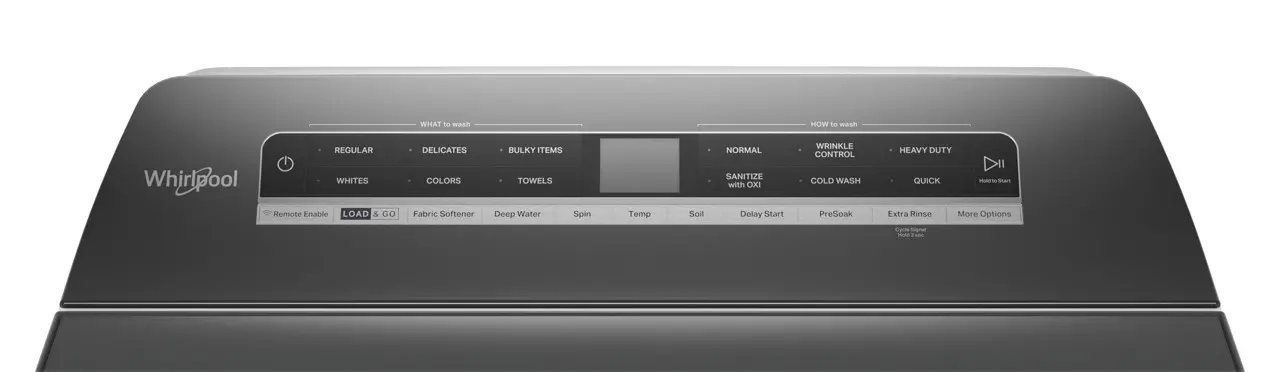 WTW8127LW Whirlpool 5.3 cu ft Top Load Washer with Removable Impeller - White W6605-2