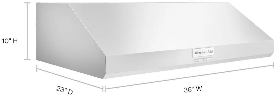 KVUC606KSS KitchenAid 36 Inch Under Cabinet Hood - Stainless Steel-5
