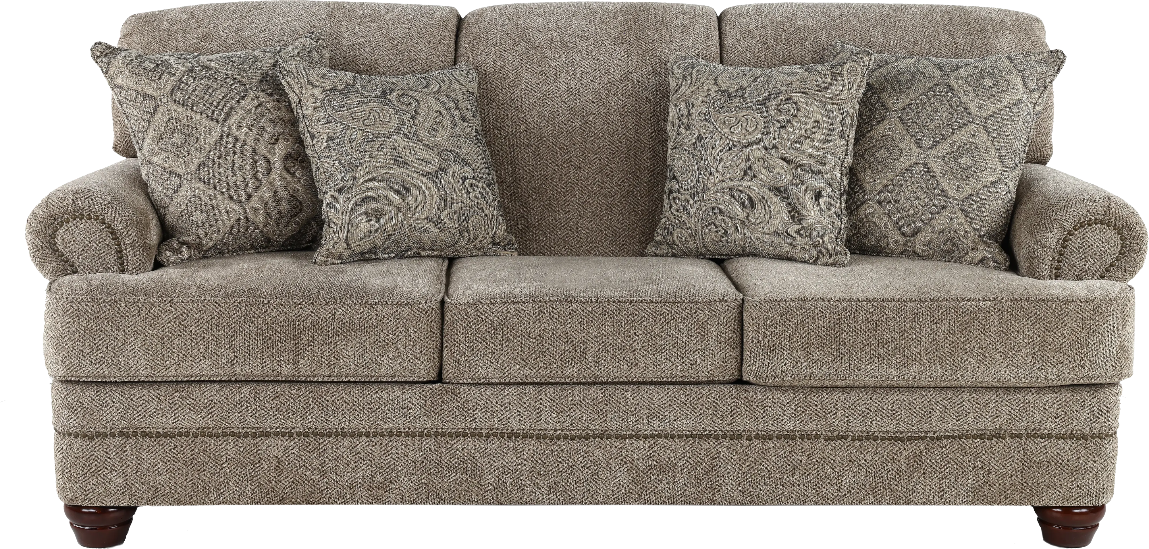 Urban Wheat Brown Sofa-3