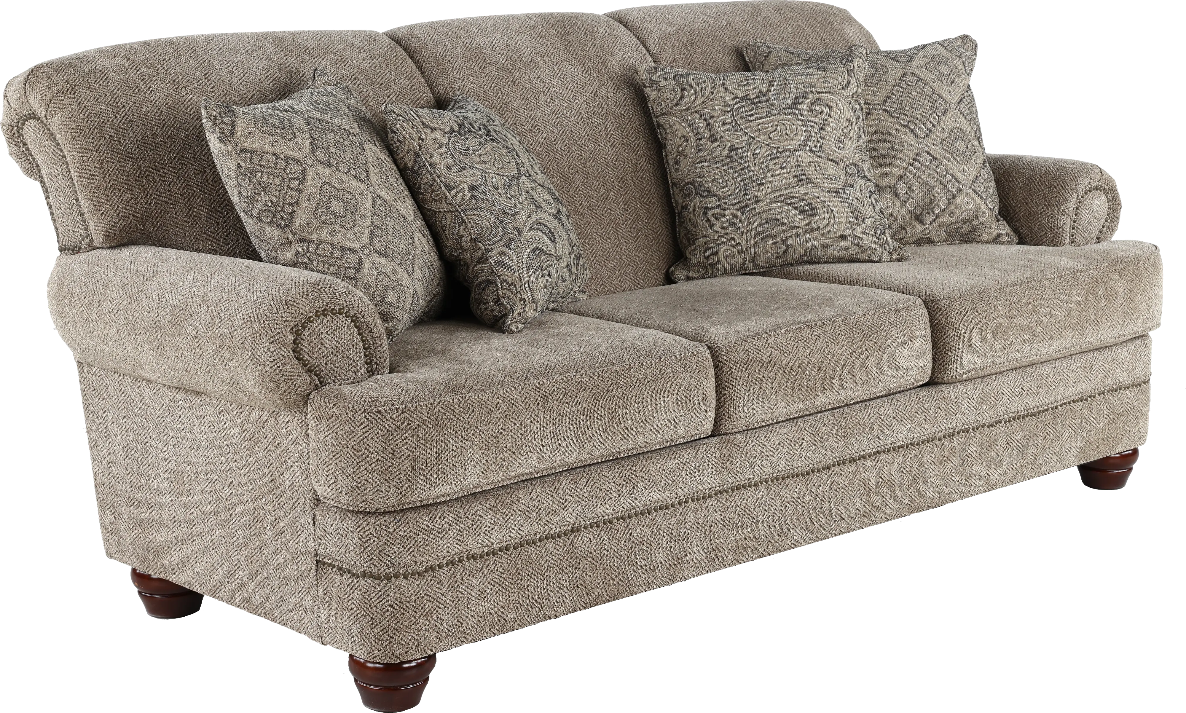 Urban Wheat Brown Sofa-4