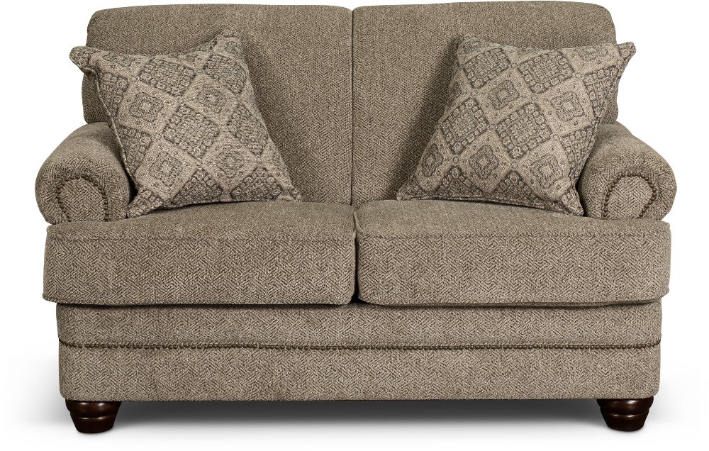 Urban Wheat Brown Loveseat