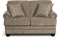 Urban Wheat Brown Loveseat